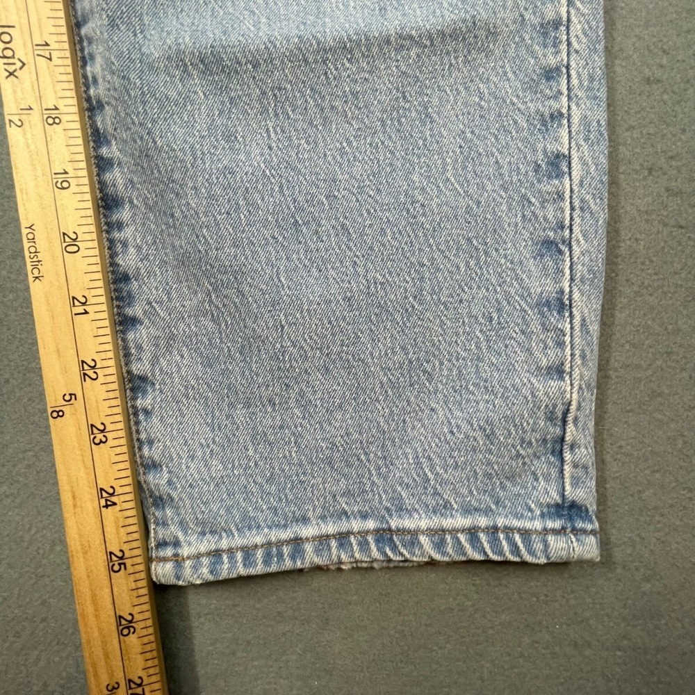 Madewell Light Blue Balloon Jeans High Rise Tapered Womens Size 25 - Picture 11 of 11